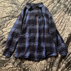 SHEIN Blue Flannel
